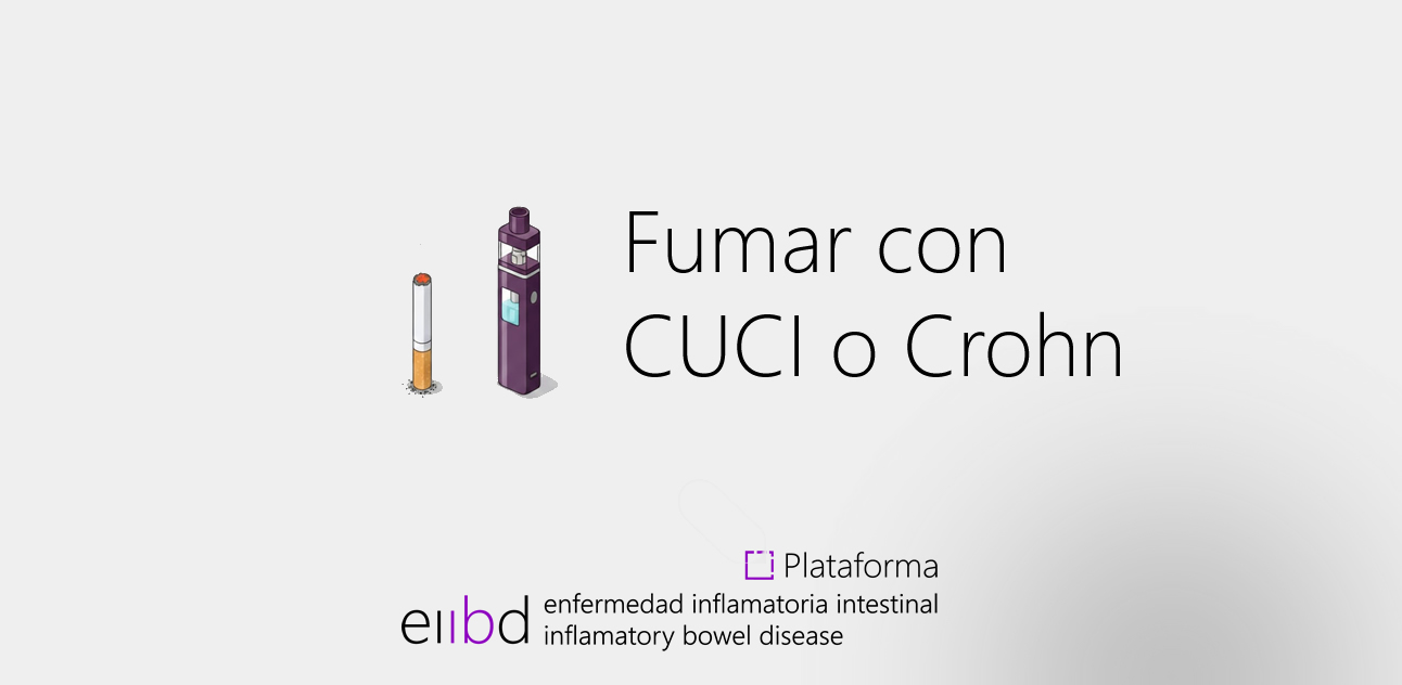 Fumar o vapear con Crohn o Colitis